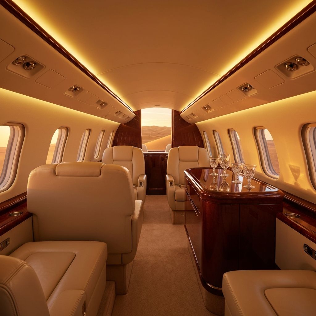 Jet privé de luxe